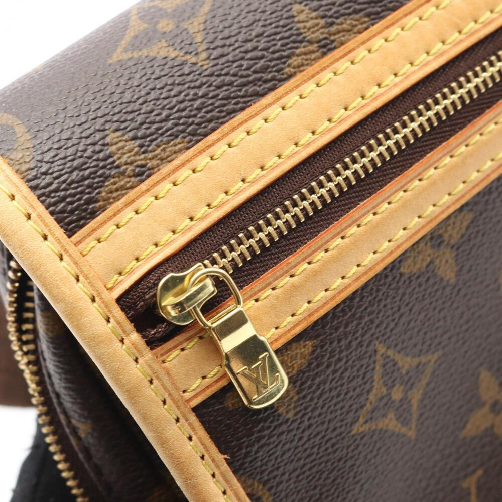 LOUIS VUITTON Authentic Brown Monogram Leather Fanny Pack - Picture 8 of 8